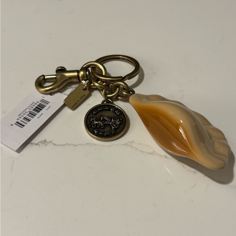 NWT Coach Clot Dumpling Bag Charm - Picture 9 of 16